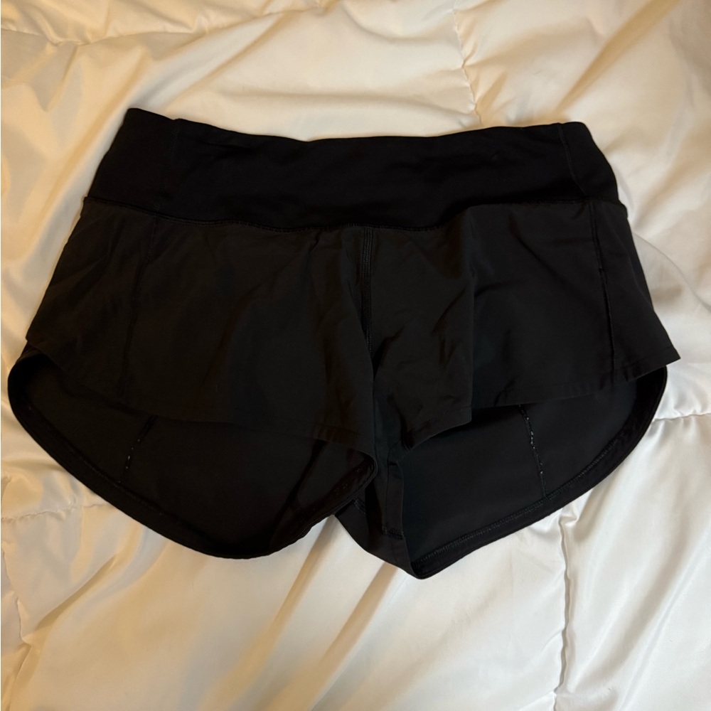 lululemon Black speed up Shorts